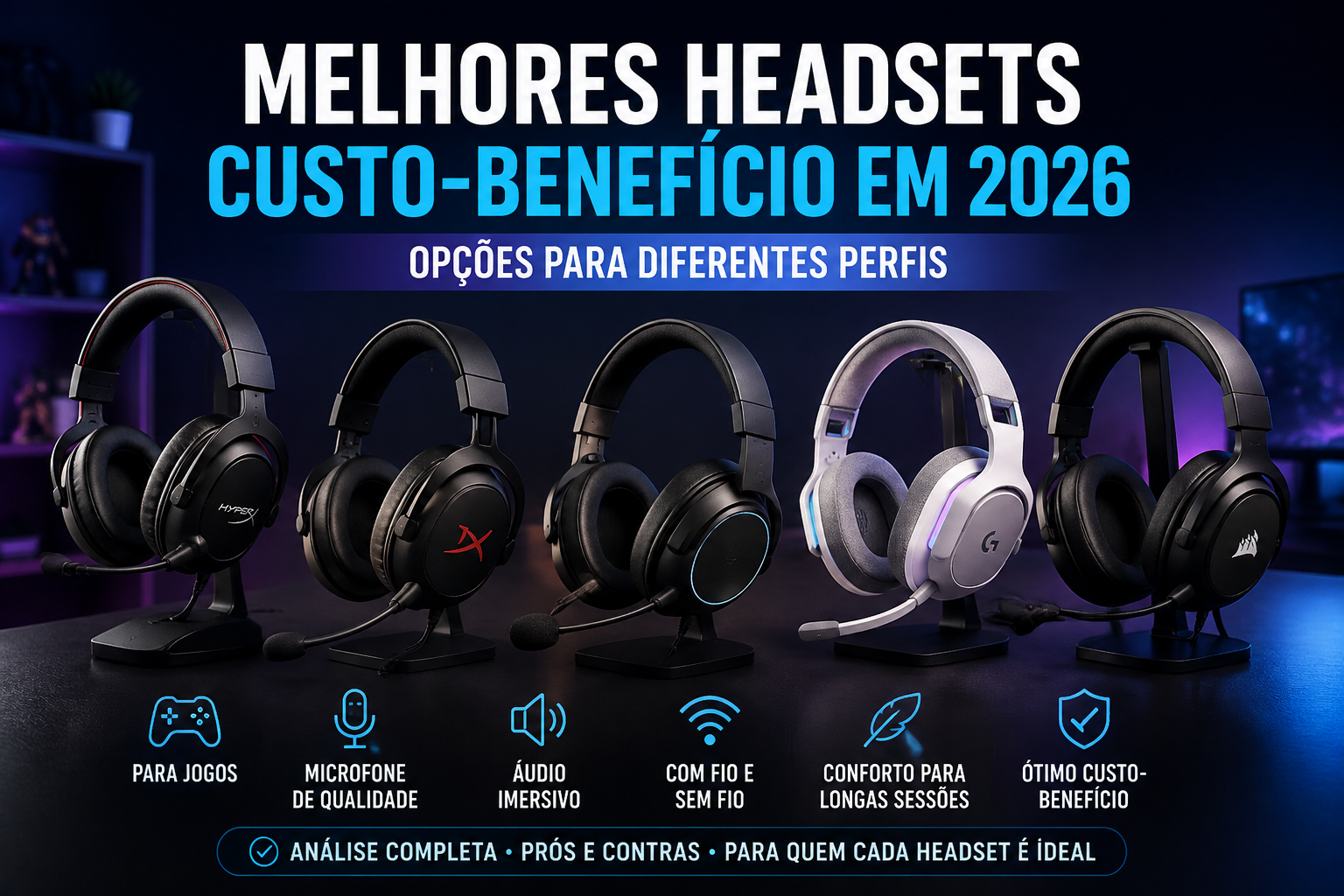 Melhores headsets de 2026