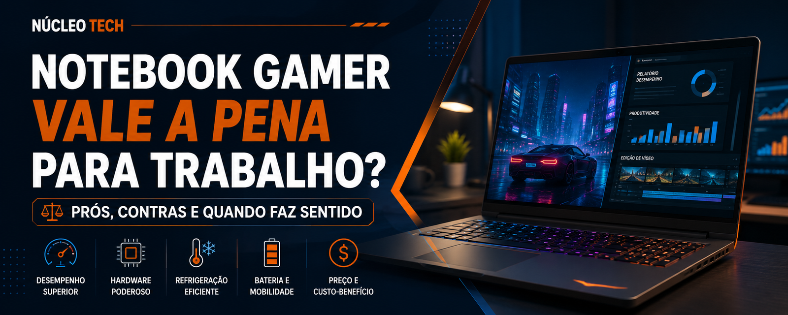 Notebook gamer vale a pena para trabalho?